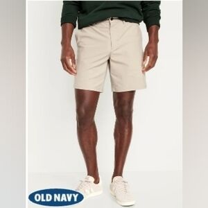 Old Navy Tech Hybrid Chino Shorts 34W 8" inseam